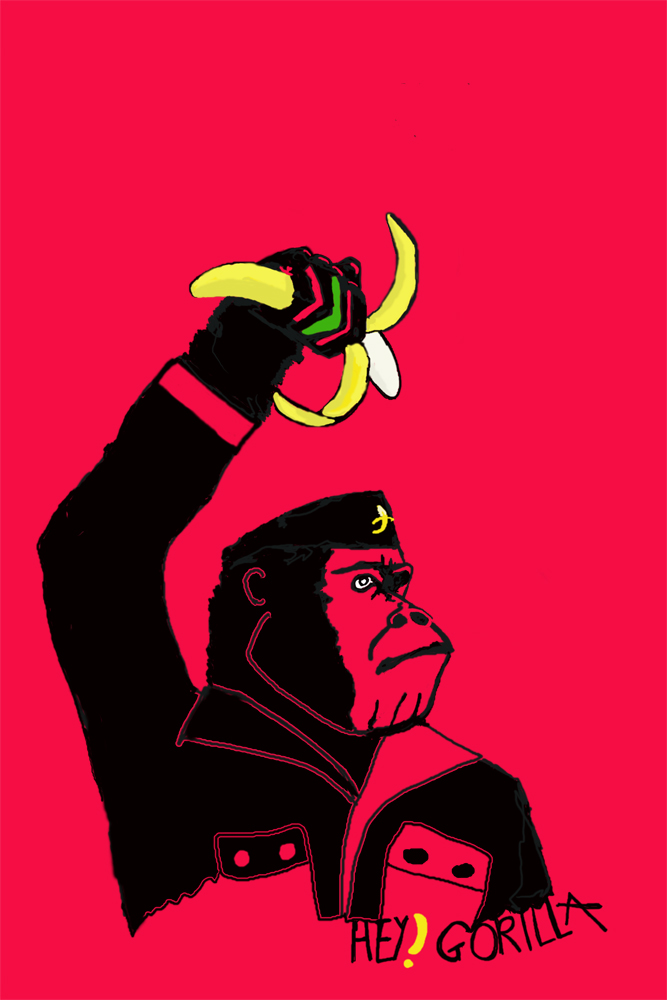 hey gorilla salute